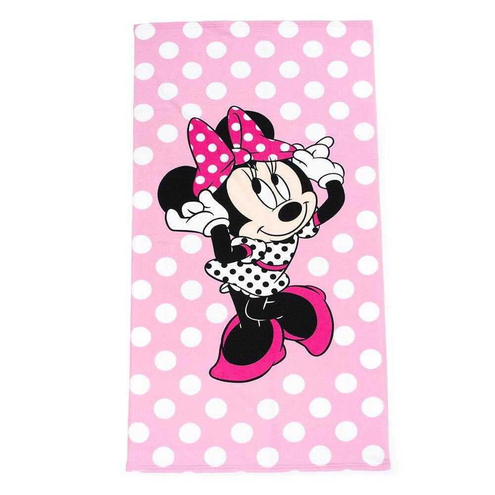 Minnie Mouse Towel Beach Bath Pink